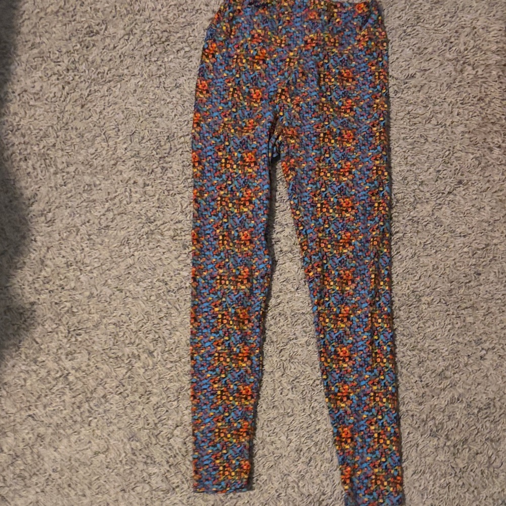 LuLaRoe Colorful Mosaic Leggings